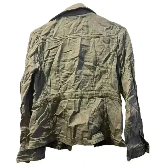 Daughters of the Liberation Olive Canvas Military Jacket Size Small - Picture 4 of 6